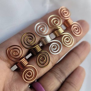 Kupferdraht Gewickelt Schmuck: Dreadlock Perlen, Handgemachtes Set