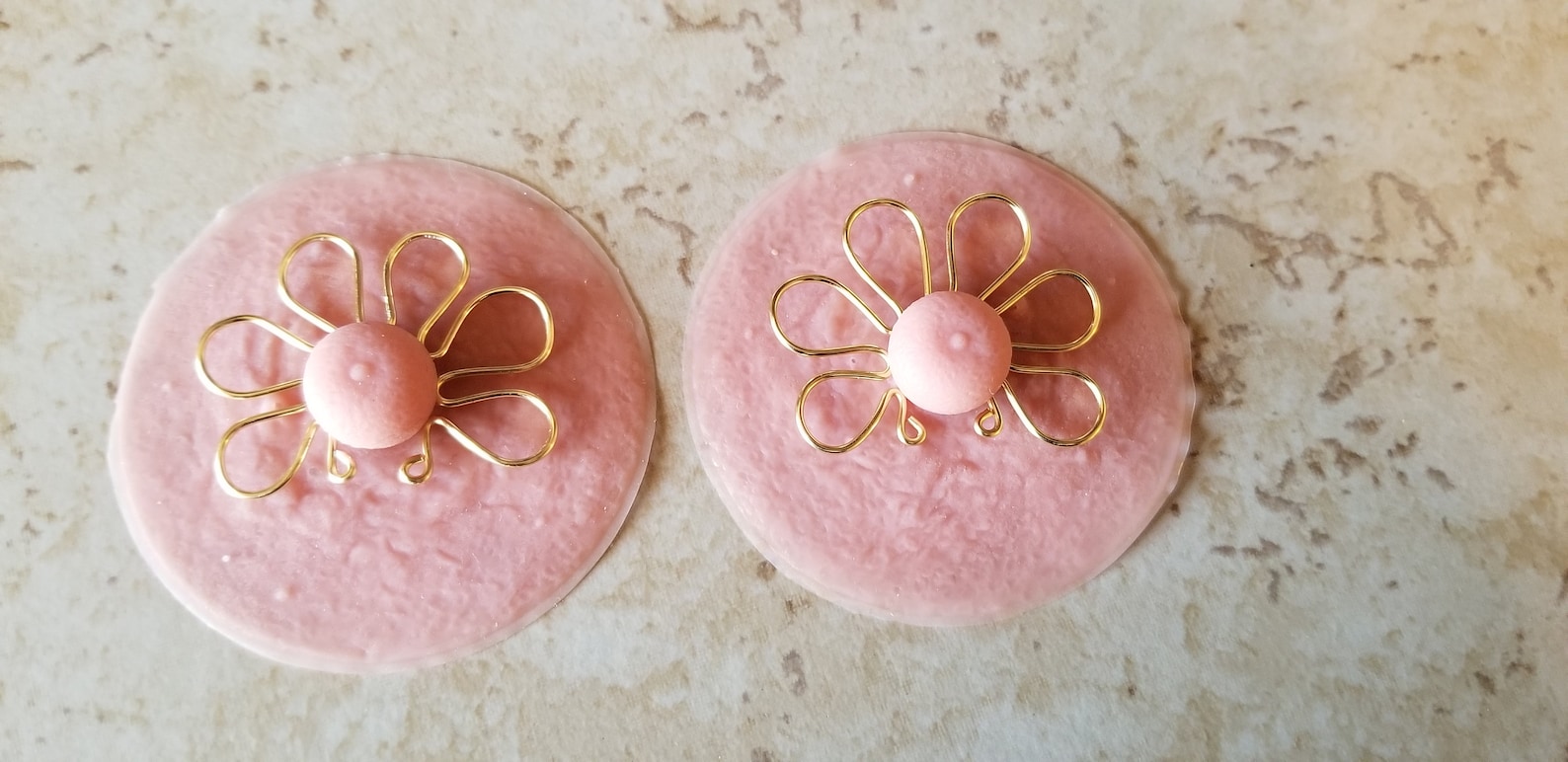 Adjustable Clip on Flower Nipple Ring Nipple Rings No Etsy