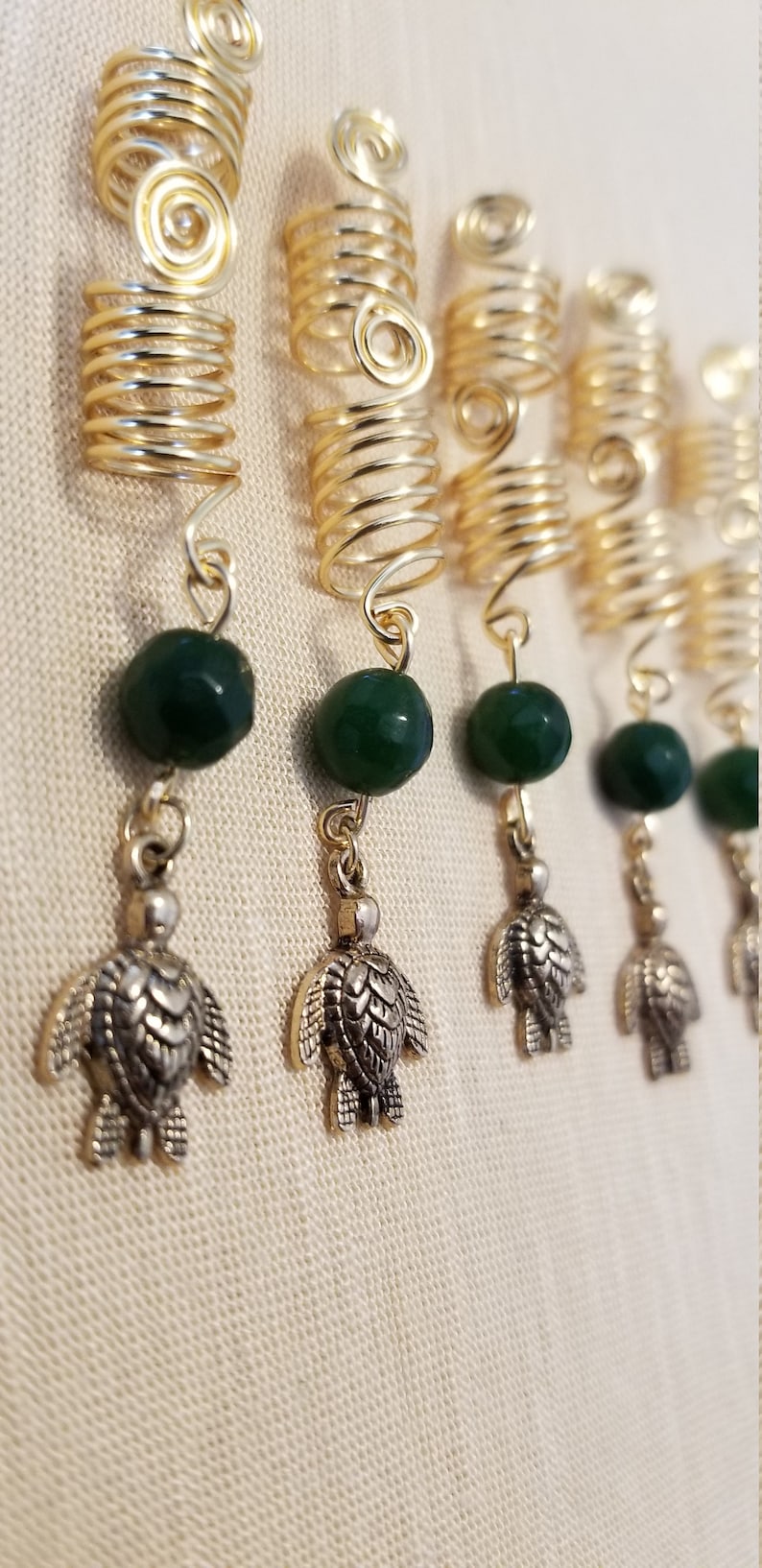 Jade Crystal Loc Jewelry. Dreadlock Hair Accessories Beads Etsy