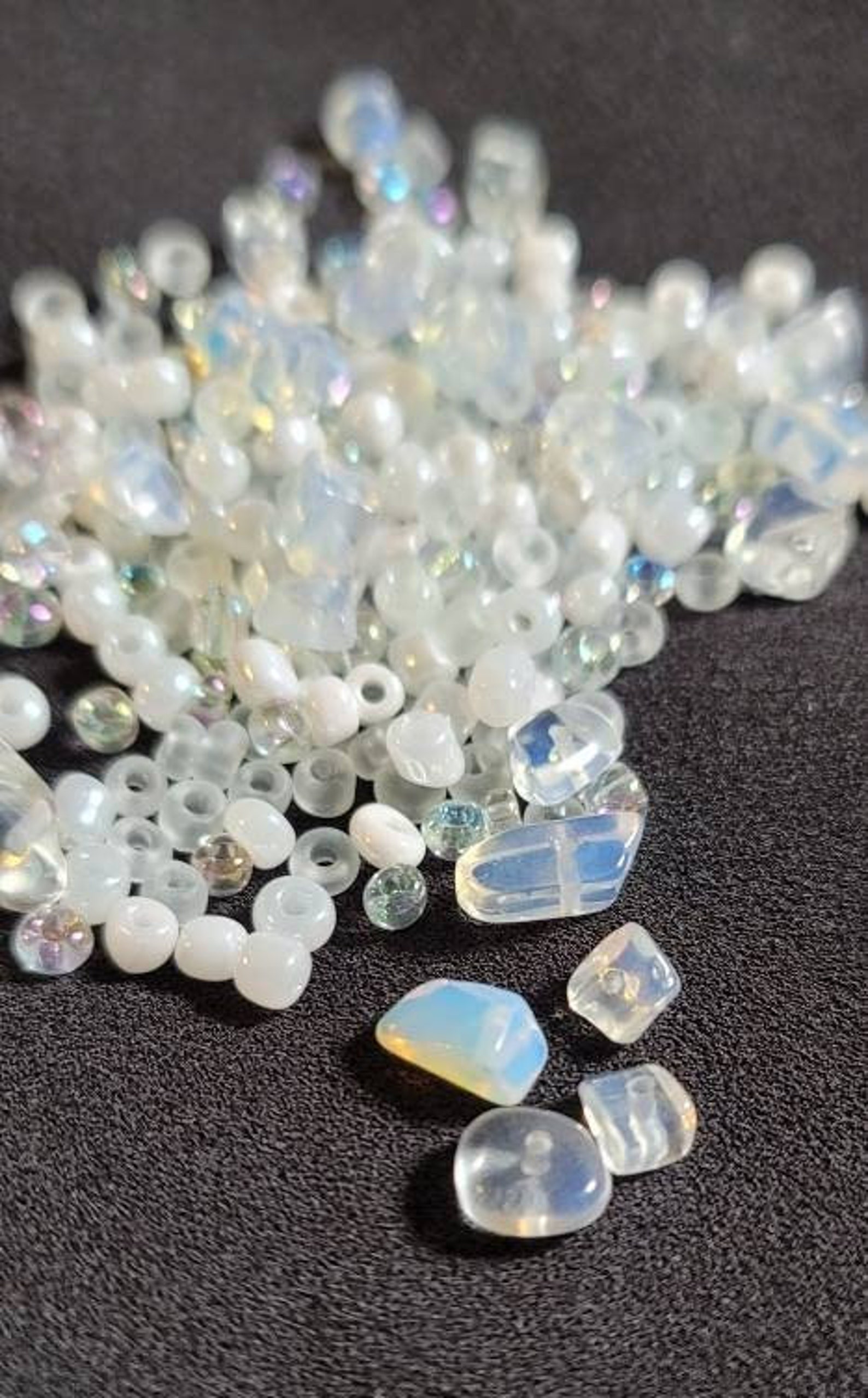 Opalite Crystal Loc Sprinkle Beads Braid Jewelry Dreadlock - Etsy