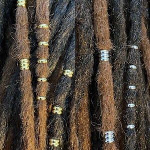 10 Stainless Steel Loc Beads, Wholesale Dreadlock Hair Accessories image 4