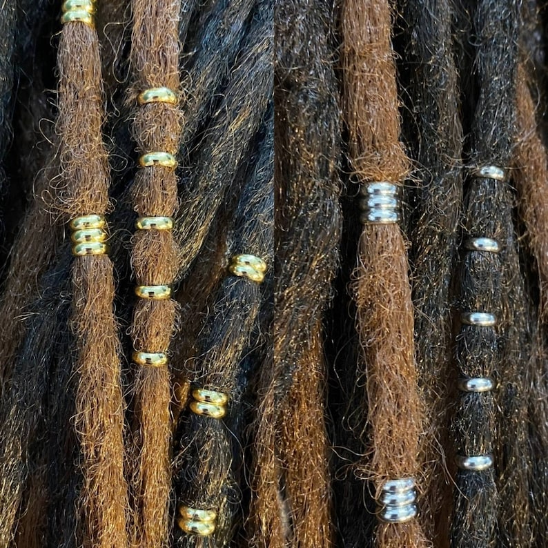 10 Stainless Steel Loc Beads, Wholesale Dreadlock Hair Accessories image 4