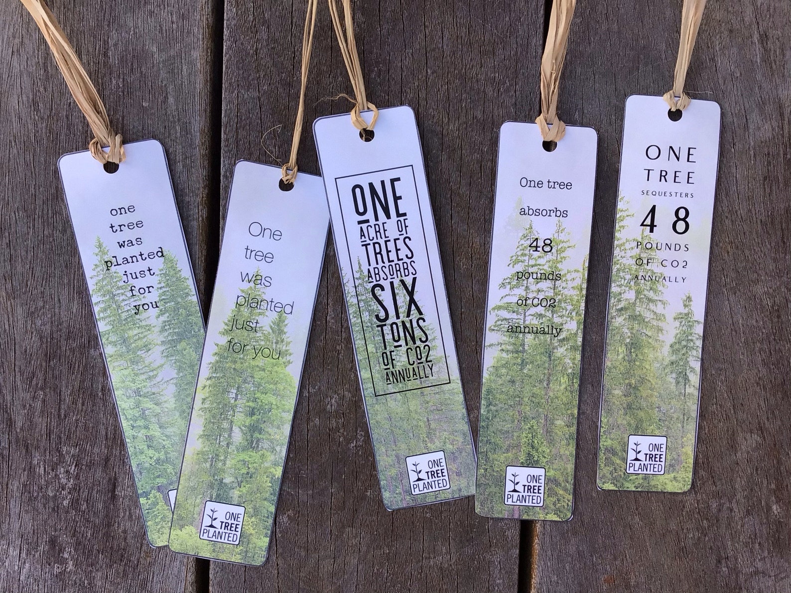 Printable Tree Bookmarks Plant a Tree Gift That Gives Back Gifts for