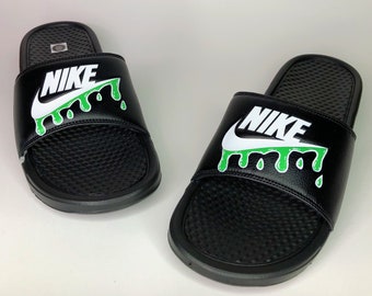 nike slippers custom