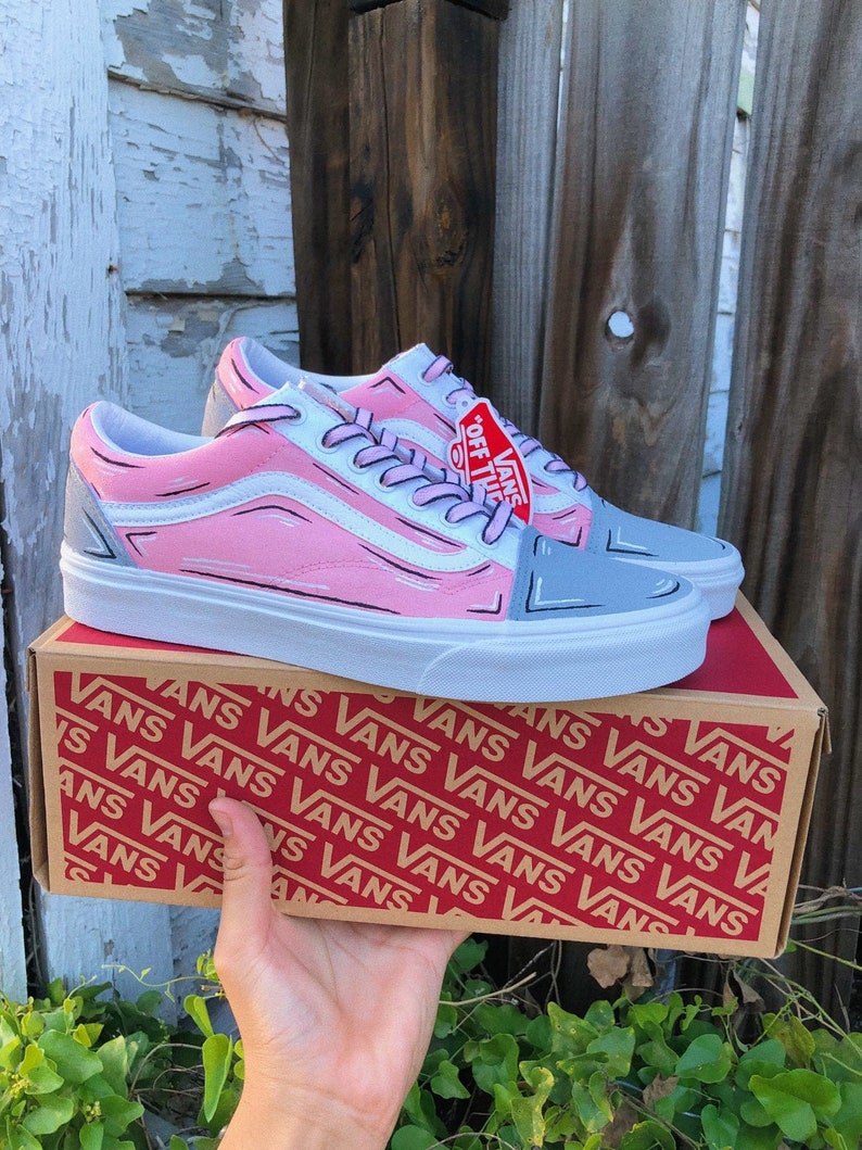 vans old skool cartoon custom