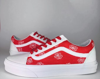 Vans Old Skool Rose - Etsy