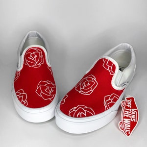 Rose Slip On Vans
