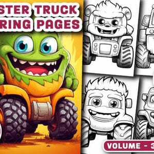 200 Monster Truck Coloring Pages for Kids Who Love Trucks