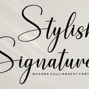Stylish Signature Font