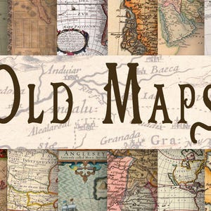 Old Maps Digital Paper