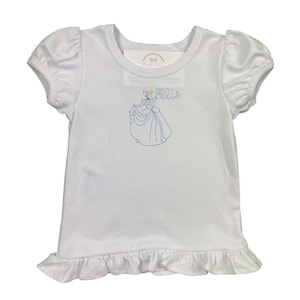 Wählen Sie ein Prinzessin gesticktes Hemd, Disney-Kleidung, gesticktes Hemd, Disney-Prinzessin, Disneyprinzessin gestickte Hemden, Disney-Stickerei