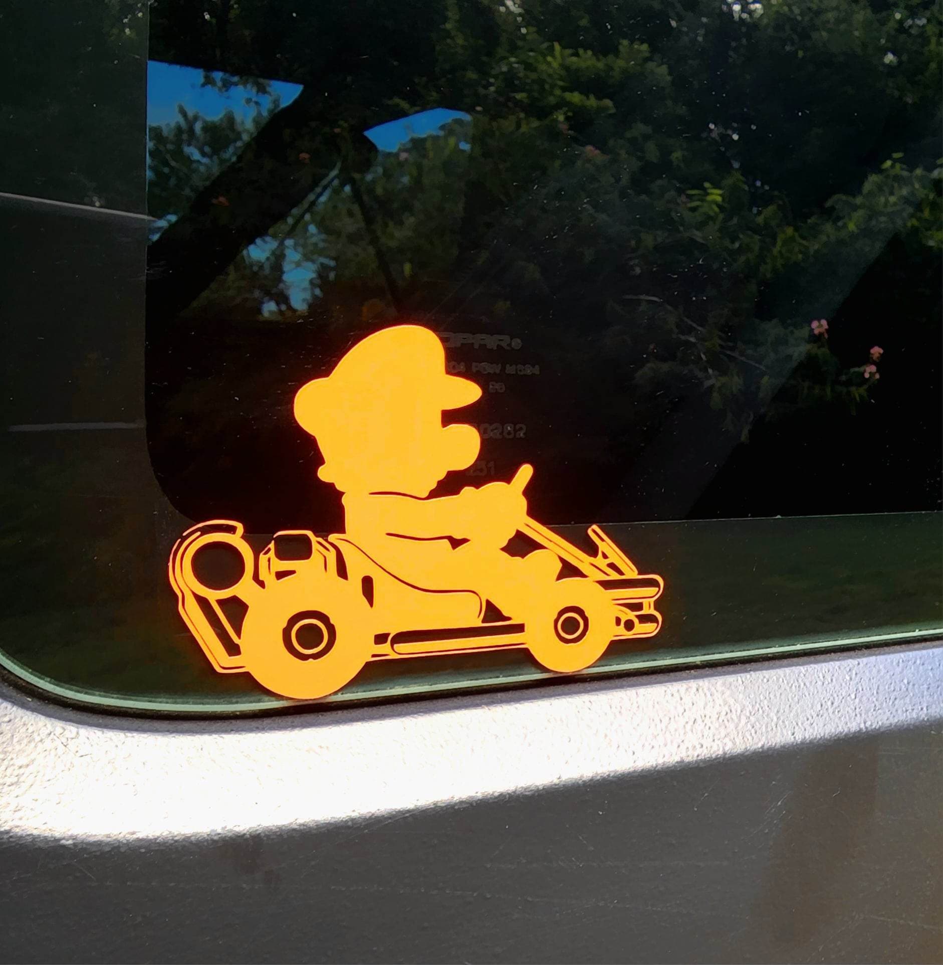 Mario kart car decal online