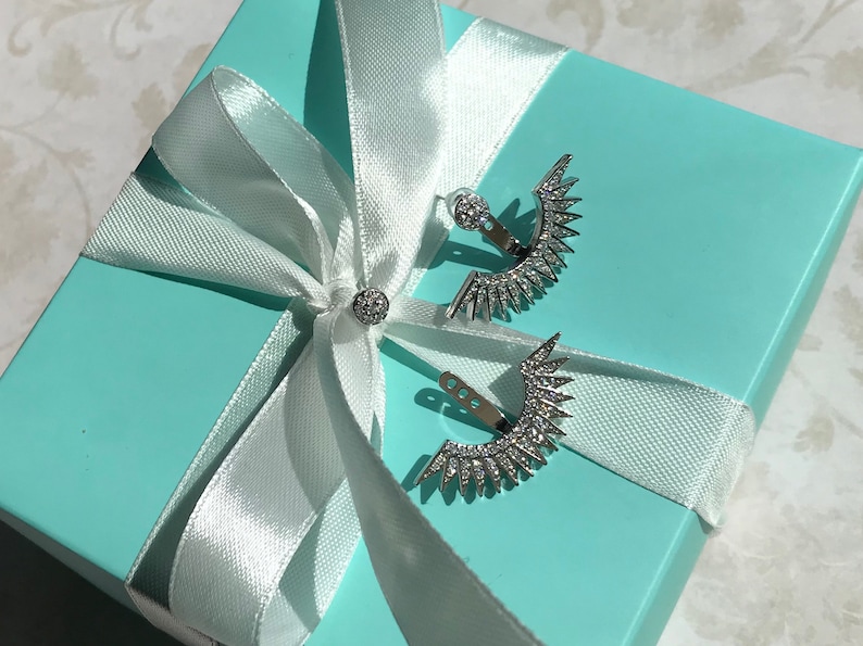 Crystal ear jacket