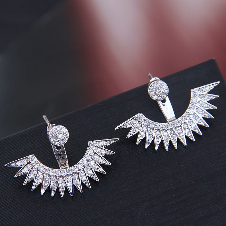 Crystal ear jacket