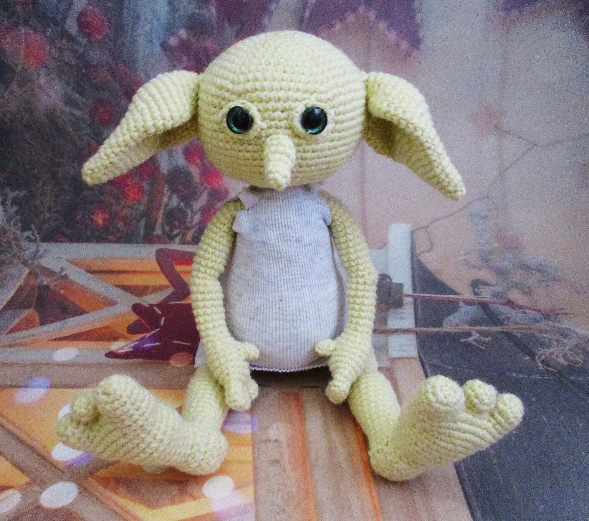 Dobby's toy Dobby the Elf Crochet House Elf Cute Dobby Etsy