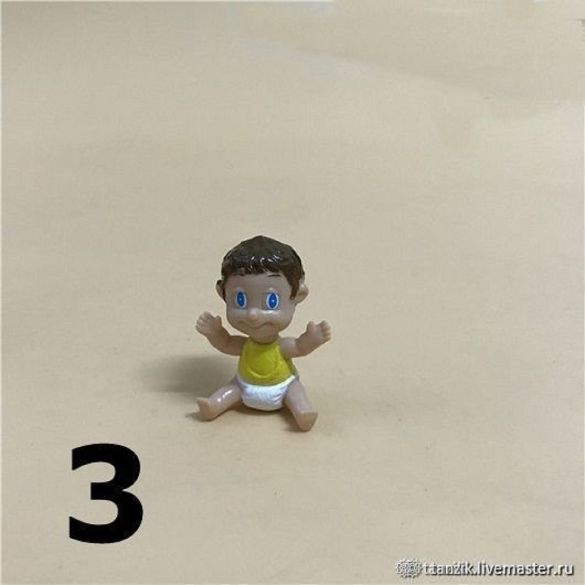 Miniature Plastic Baby Dolls Miniature Silicone Baby Miniature Etsy