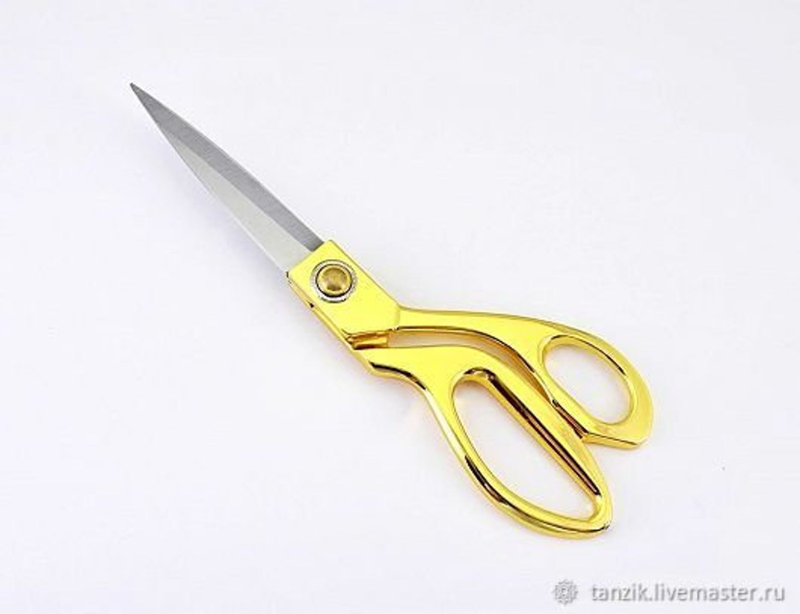 Professional Tailor Fabric Scissors Gold Professional Etsy
