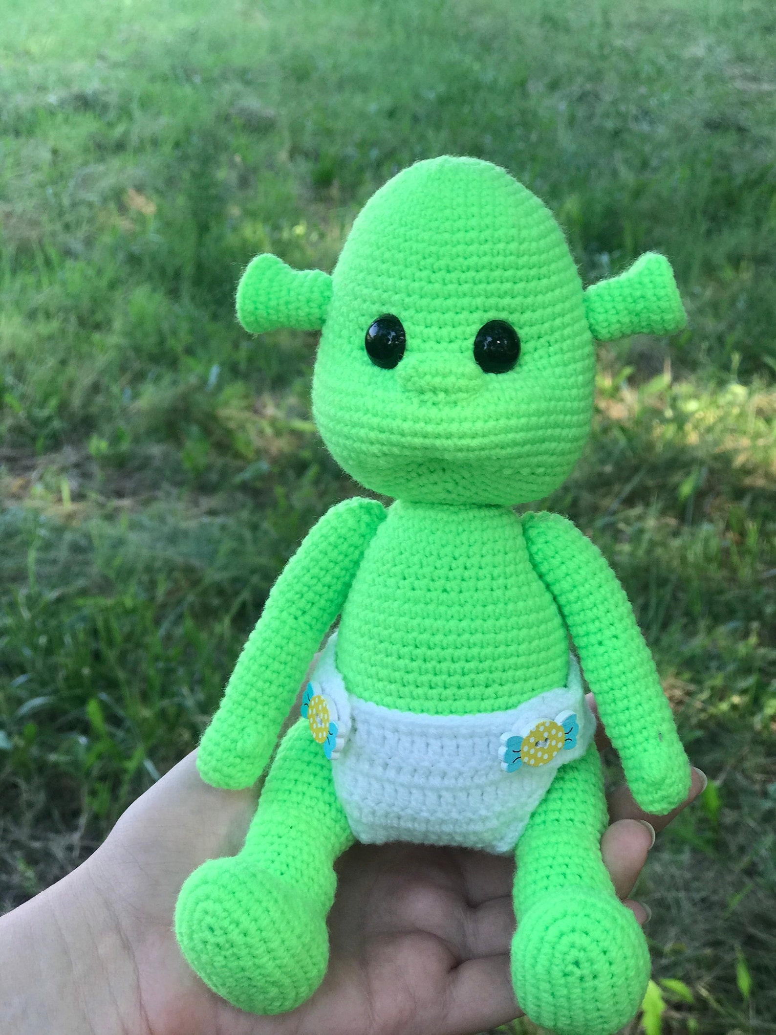 Baby shrek inspired by shrek/Fiona Doll/Stuffed Toy Doll/ Etsy