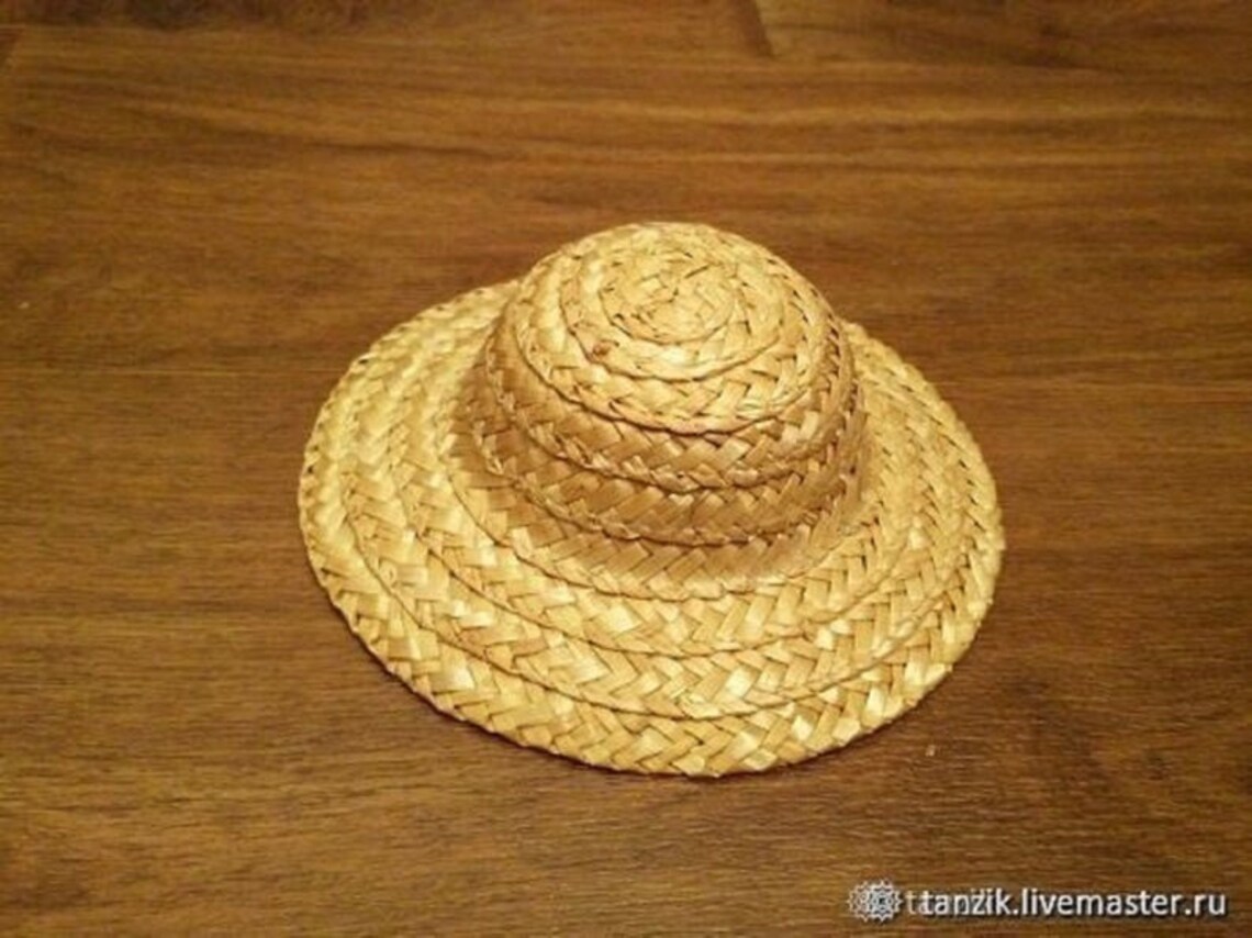 3 pieces Straw hat for dolls Doll hats straw hats doll Etsy