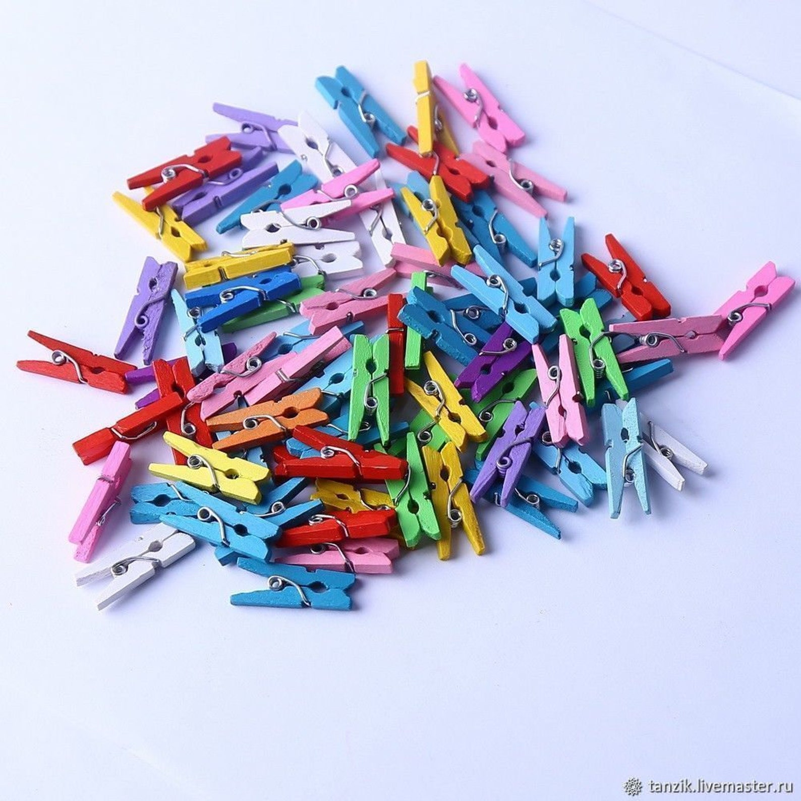 25pcs Decorative Clothespins wooden mini clothespins Etsy