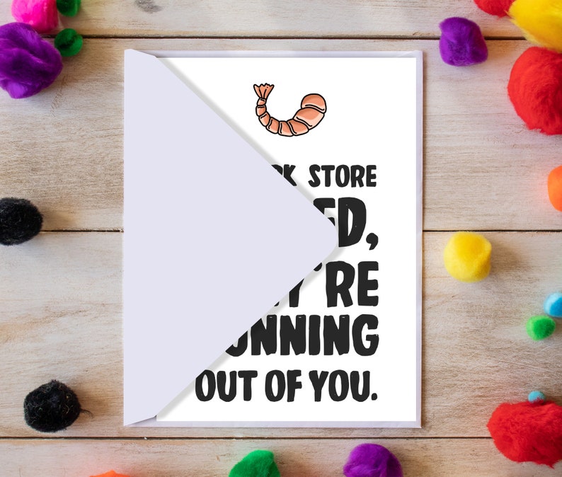Jerk Store Greeting Card seinfeld card seinfeld Blank Inside seinfeld greeting card