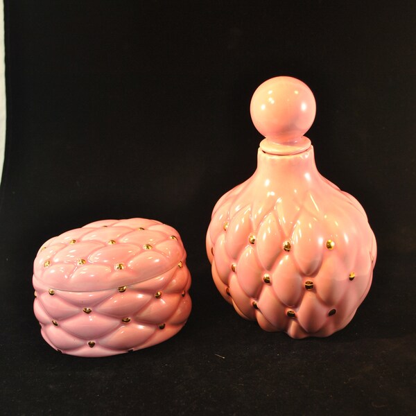 Glass Dresser Set Etsy