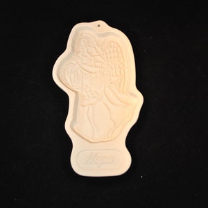 Hope Angel Longaberger Cookie Mold, Christmas, vintage