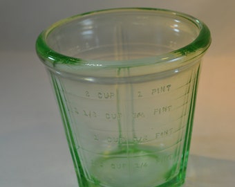 2 Cup Glass Measure Etsy