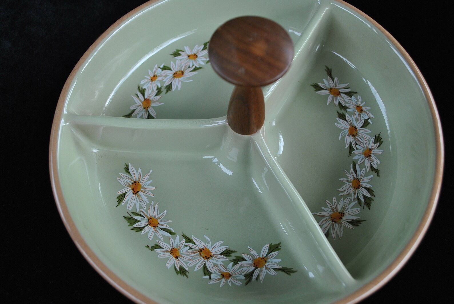Lazy Daisy dishes by Taylor Smith and Taylor stoneware Etsy