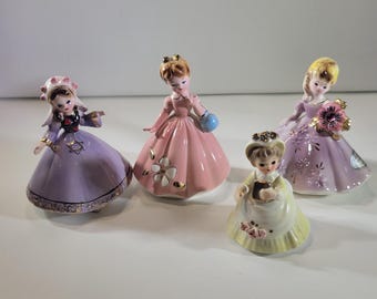 Elección entre 3 niñas Josef Originals y 1 niña Nikoniko, cerámica, vintage,