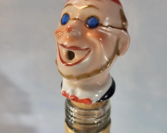 Tapón de botella y pico vertedor pirata, tapón figurativo, artículos de bar, fabricado en Alemania