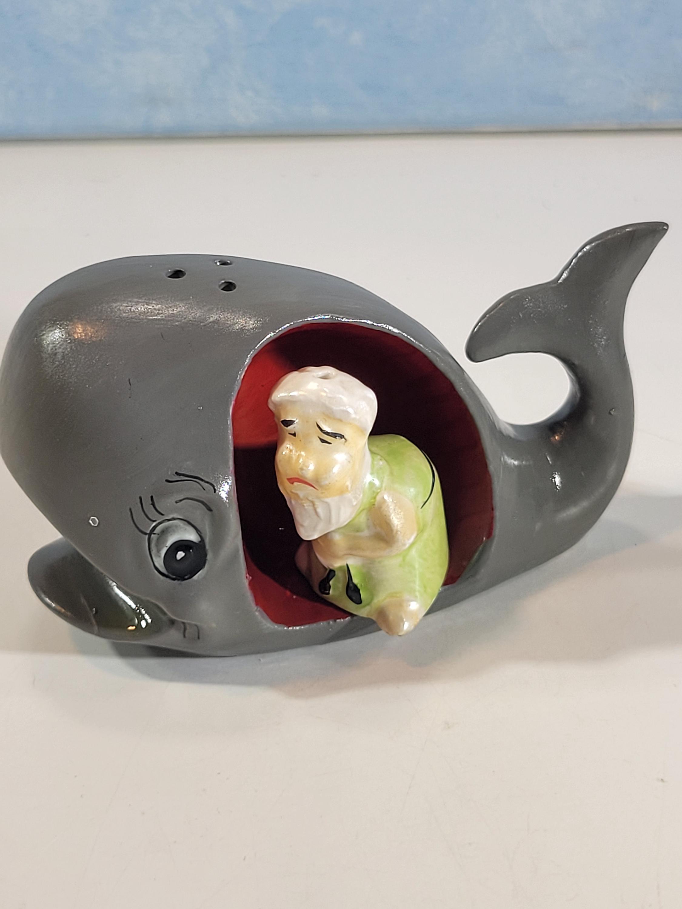Enesco Jonah and the Whale Salt and Pepper Shakers, Collectible