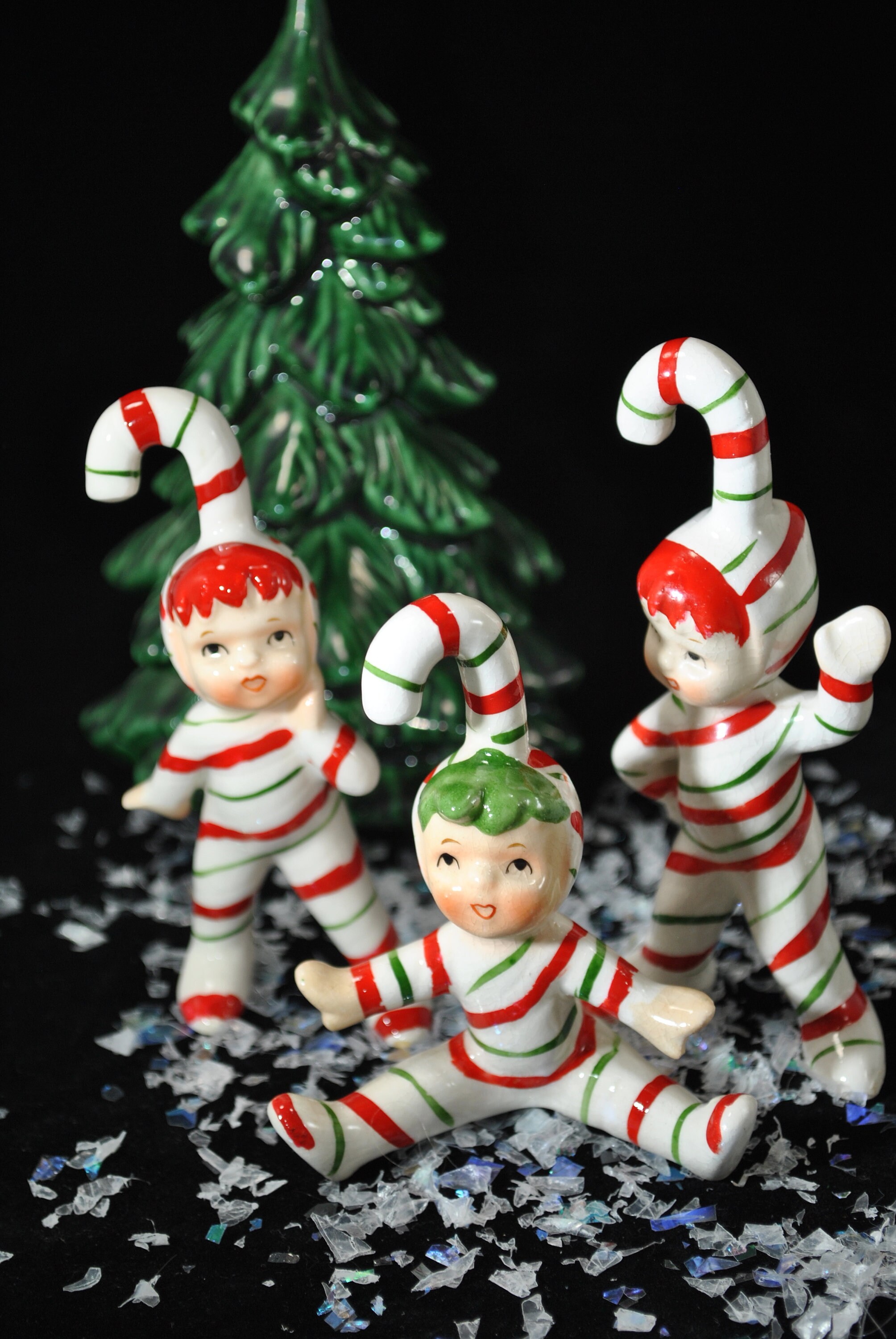 Geo Z Lefton Hand Painted Leprechaun Elf Figurine Irish