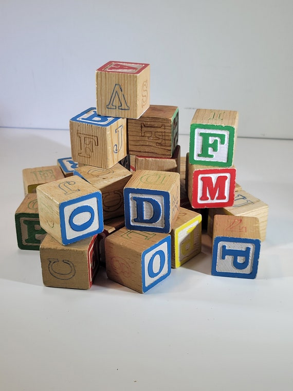 デンマーク　アルファベット　木のおもちゃ　キッズ　北欧　ビンテージ　未使用 デンマーク アルファベット 木のおもちゃ キッズ 北欧