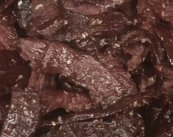 Homemade Spicy Teriyaki Beef Jerky [ ONE POUND ]