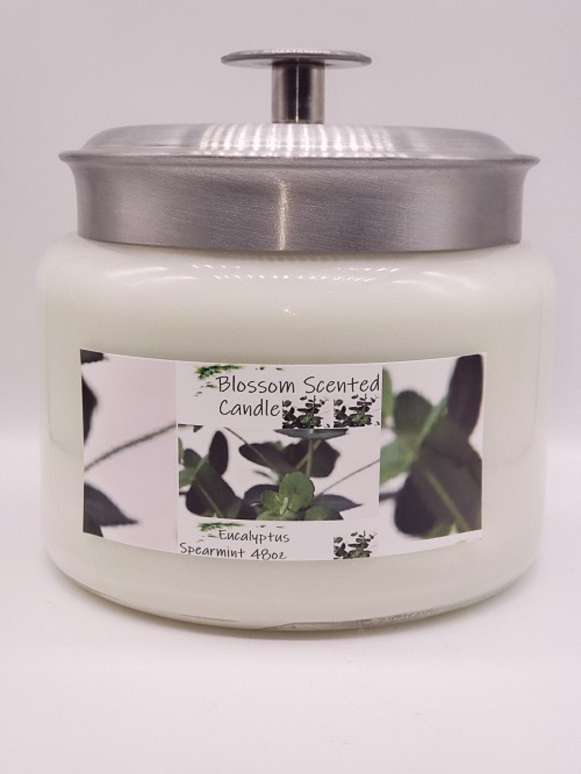 Eucalyptus Spearmint Scented Candle 48oz Etsy