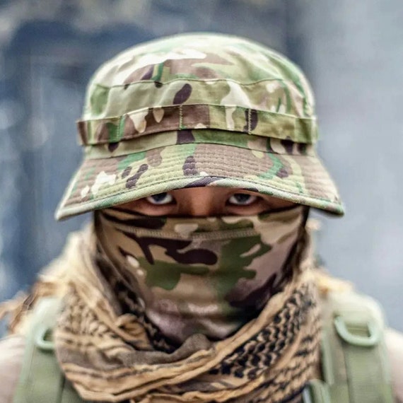 Helikon Tactical CPU Boonie Hat – Polish Desert Camo – 100% Cotton Military Sun Hat