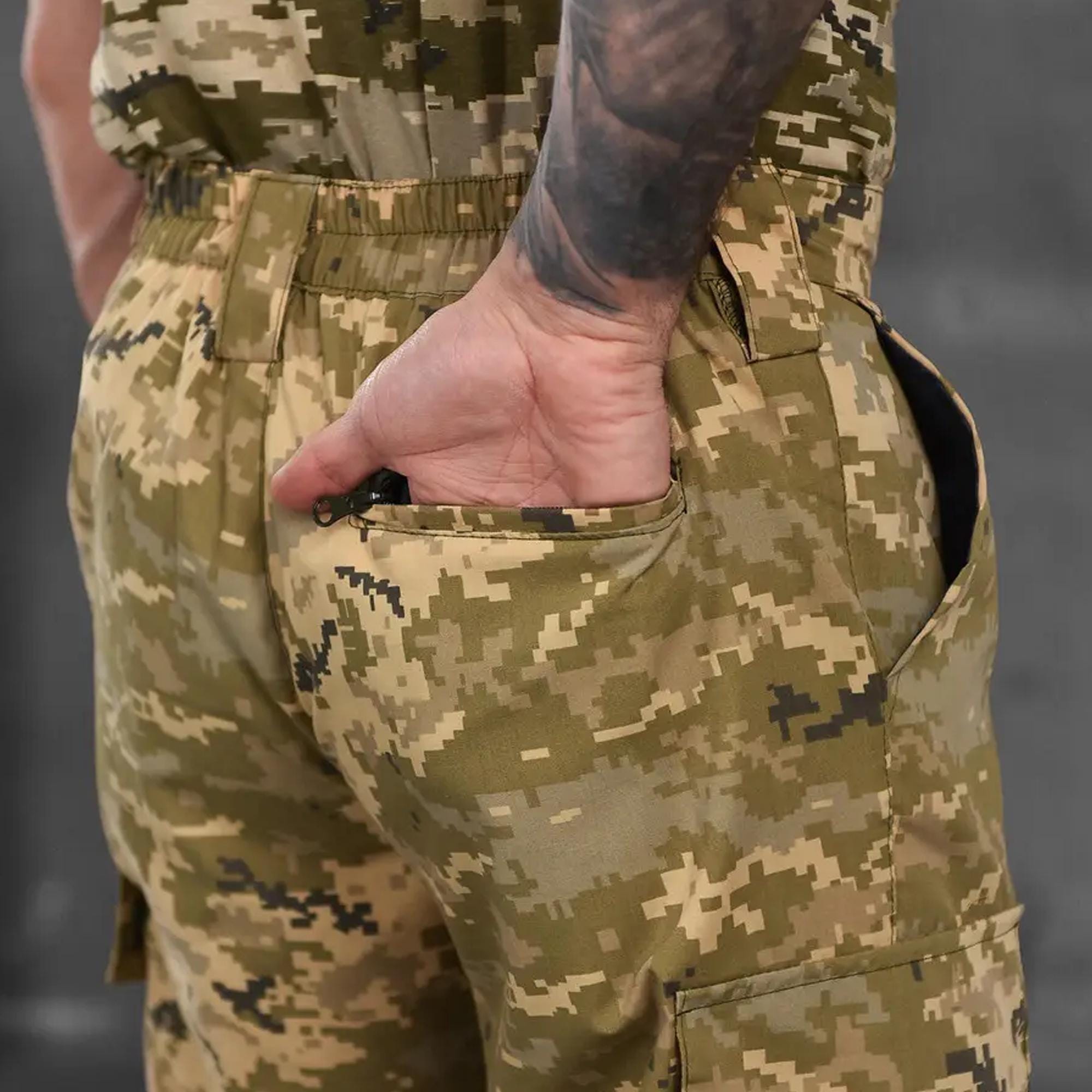 ZSU Digital Pixel Pants, Ukrainian Army Pants, Mens Cargo Pants