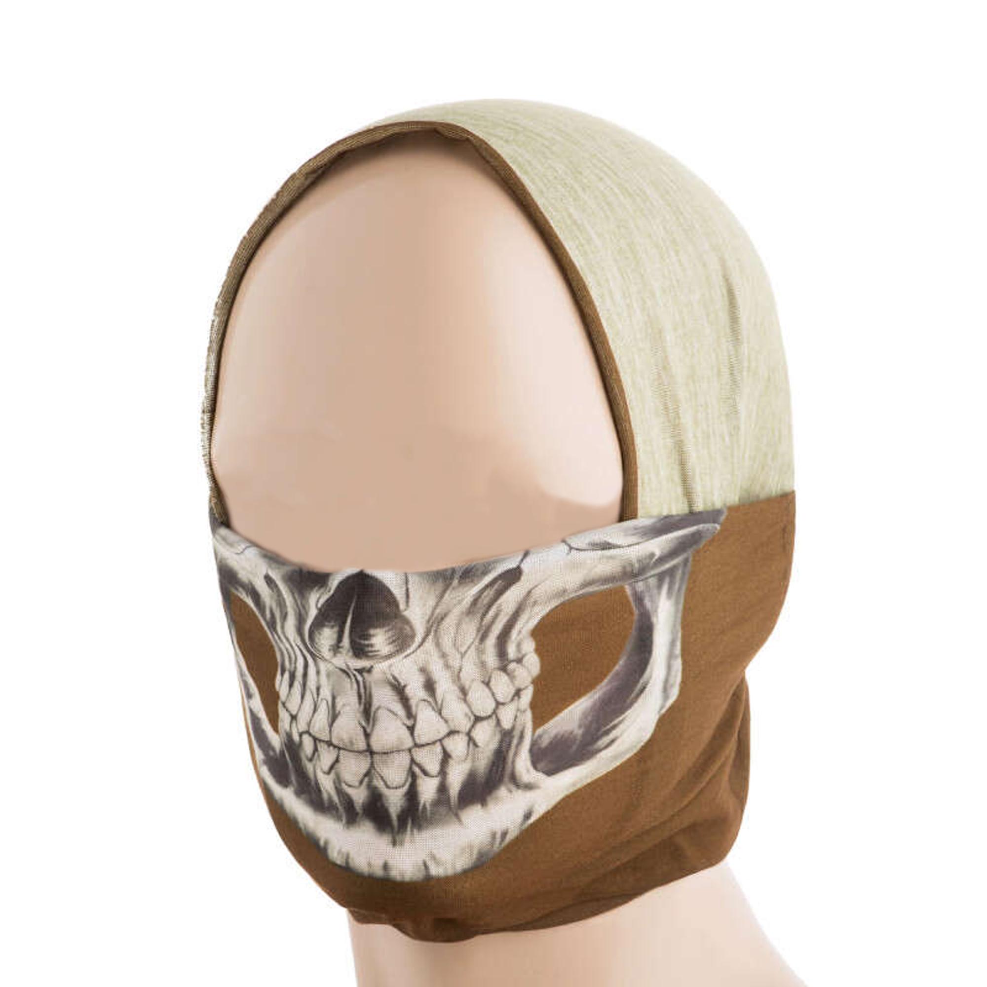 ★24-25FW新作★YOUHEE★RIBBON SHEARING BALACLAVA Cross Embroidery Ski Mask Winter Balaclava Hat 3-Hole