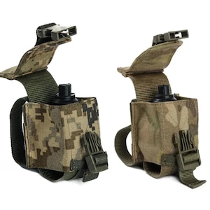 Multicam & Pixel Pouch Bag | RGD-5, F-1, UZRGM Grenade Pouch | Ukrainian Army Tactical Vest Bag | MOLLE Pouch Bag | Military Small Pouch Bag
