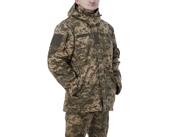 軍放出品　国旗パッチ付きPIXL CAMO 迷彩ジャケット　MM-18 迷彩柄 ジャケット メンズ[品番：TLKM0001703]｜T-LINK（ティー