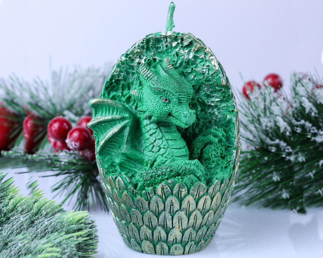 Dragon Candle New Year 2024 Symbol Handmade Beeswax Candle Etsy