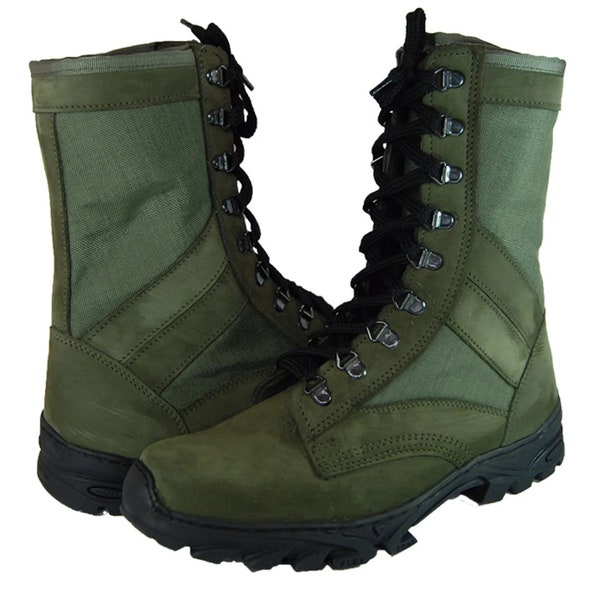 Ukrainian army nubuck leather boots, Military surplus boots, Winter boots, Men combat boots, Tactical boots, Winter footwear, Men army boots