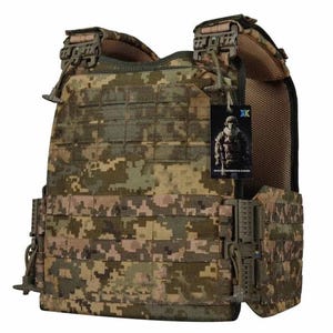 オリジナルドイツ軍ベスト ジップ付き フレックターン迷彩