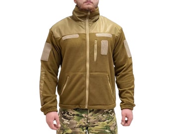Ukrainian military jacket, Tactical waterproof jacket, All-season fleece jacket, ZSU uniform, Surplus zipped jacket, Military surplus gift