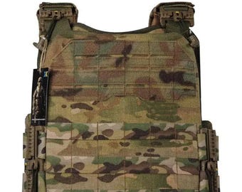 ウクライナ軍プレートキャリアベスト、マルチカム迷彩タクティカル