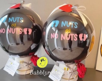 Nuts or No Nuts? | No mess gender reveal balloon | Ready to Pop All Finished Balloon | Unique Indoor/Outdoor balloon