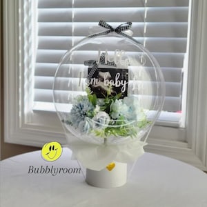 Pregnancy Announcement Photo balloon ||Personalized Pregnancy Annoucement Photo Flower Balloon||Anniversary Photo Balloon