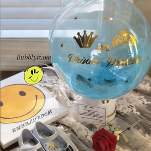 Princess or Prince | No mess free gender reveal balloon | Pink or Blue | Magical gender reveal party idea balloon