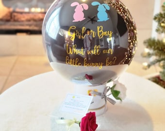 2024 Easter Gender Reveal Balloon | What will our little Bunny be?|We are so EGG-cited!|No Mess Ready to Pop balloon | NOT DIY FInsihed item